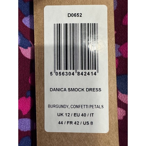 SugarHill Brighton Danica Smock Dress - Confetti Petals NWT 8 - Picture 4 of 12